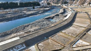 【令和5年3月竣工】⼀級河川信濃川復緊事業（補正）巻下地区築堤その2⼯事